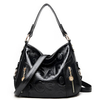 Women Vintage Letter Pattern PU Leather Handbag Shoulder Bags Crossbody Bags