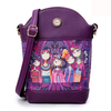 Women Vintage Little Phone Bag Forest Series Special Crossbody Bag Bucket Bag