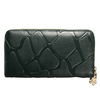 Women Vintage Long Wallet Stone Pattern Zipper Card Holders Long Purse Tote