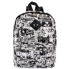Women Vintage Newspaper Canvas Travel Sport Outdoor Casual Backapck Girls Leisure Schoolbag