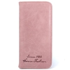 Women Vintage Nubuck Leather Clutches Long Wallet