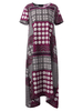 Women Vintage Patchwork Dresses