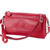 Women Vintage Snakeskin Grain Genuine Leather Clutch Bag Phone Bag Wallet Purse