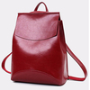 Women Vintage Solid Satchel Bag Students Schoolbag Shoulder Bag