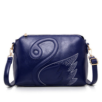 Women Vintage Swan PU Shoulder Bag Vintage Crossbody Bag Retro Shoulder Bag