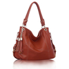 Women Vintage Tassel Embossed PU Leather Handbag