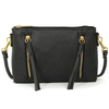 Women Vintage Tassels Casaul Zipper Crossbody Bags Leisure Shoulder Bags