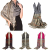 Women Warm Cashmere Scarves Bohemian Style Shawl Wrap Scarf