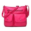 Women Wash PU Crossbody Bag Durable Soft PU Retro Shoulder Bag