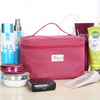 Women Washup Makeup Cosmetics Storage Bag Frosted Cylinder Abrasion Resistant Travel Bag