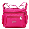Women Waterproof Crossbody Bag Multi-zipper Bag Leisure Travel Bag