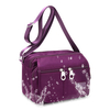 Women Waterproof Nylon Crossbody Bag Square Shoulder Bag Multi-pocket Bag