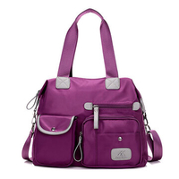 Women Waterproof Oxford Handbag Durable Light Functional Crossbody Bag