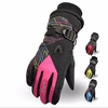 Women Waterproof Ski Gloves Full-finger Winter Warm Beam Port Ski Gloves