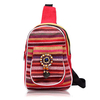 Women Weave Signature Cotton Chest Bag National Style Shoulder Bags
