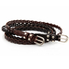 Women Weave Thin Belt Strap Handmade Needle Pin Buckle Waistband
