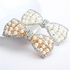 Women Wedding Bride Crystal Rhinestone Flower Pearl Hair Clip Headband