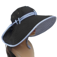 Women Wide Brim Folding Sun Hat Outdoor Hiking Fishing UV Protection Cap