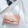 Women Zipper Long Wallets Chain Hasp Crossbody Bags 12 Card Holder Coin Bags 5.5