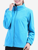 Women Zipper Turtleneck Long Sleeve Fleece Soild Outdoor Coat
