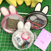 Womens Crossbody Bag Tassel Handbag Mini Transparent Round Package