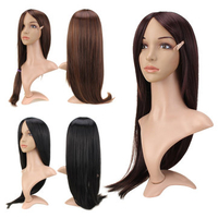 Womens Girls Cosplay Party Long Straight Hair Piece Full Wigs