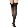 Womens Lace Top Silicone Band Stay Up Thigh High Stockings Pantyhose