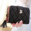 Womens Wallet Purse Butterfly Tassels Wallet Diamond Hasp Ladies Clutch Evening Bags