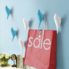 Wood Grain Resin Bird Shaped Cloth Hang Coats Hook Towels Hooks Wall Decoration