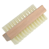 Wooden Double Side Nail Cleaning Scrubbing Brush Manicure Tool