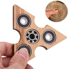 Wooden Finger Gyro Fingertip Gyro Decompression Gyro Tri Fidget Hand Finger Spinner