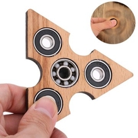 Wooden Finger Gyro Fingertip Gyro Decompression Gyro Tri Fidget Hand Finger Spinner