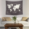 World Map Indian Mandala Wall Hanging Tapestry Art Yoga Home Living Room Decor