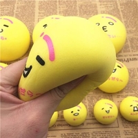 Yellow Bun Kawaii Emoji Squishy Toy Slow RisingCharm Phone Bag Strap Gift