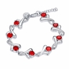 YUEYIN® Bowknot Red Zircon Elegant Bracelet for Women
