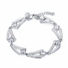 YUEYIN® Creative V-Shaped Zircon Bracelet Wedding Jewelry
