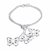 YUEYIN Cute Bracelet Butterfly Tassel Multilayer Women Bracelet