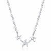 YUEYIN® Cute Starfish Pendant Silver Plated Women Necklace
