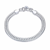 YUEYIN® Flat Serpentine Chain Bracelet Simple Women Bracelet