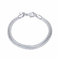 YUEYIN® Flat Wide Bracelet Simple Bracelet for Women Gift