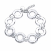 YUEYIN® Hollow Circle with Happy Face Simple Bracelet for Women Gift