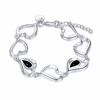 YUEYIN® Hollow Heart Crystal Bracelet for Women