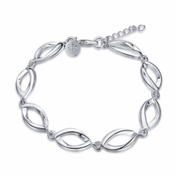 YUEYIN® Hollow Oval Lip Shape Simple Women Bracelet