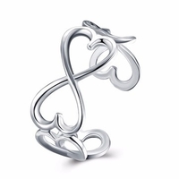 YUEYIN® Infinity Heart Silver Plated Bracelet for Women
