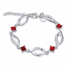 YUEYIN® Oval Lip Shape Zircon Bracelet for Women