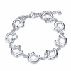 YUEYIN® Silver Plated Hollow Apple Bracelet Simple Style