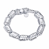 YUEYIN® Silver Plated Spring Chains Shape Women Bracelet