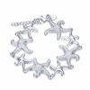 YUEYIN® Starfish Bracelet Lovely Style Silver Plated for Women