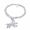 YUEYIN Tassel Bracelet Starfish Multilayer Elegant Bracelet for Women Gift
