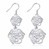 YUEYIN® Tassel Earrings Rose Flower Pendants Wedding Jewelry